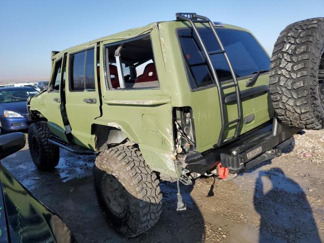 1J4FJ28S3VL602495 - 1997 JEEP CHEROKEE SE GREEN photo 2