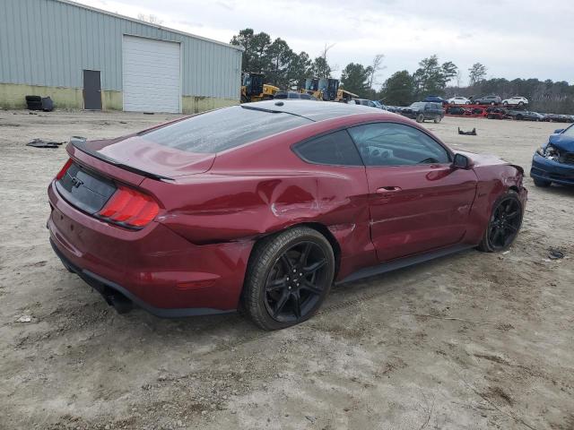 1FA6P8CF1J5129136 - 2018 FORD MUSTANG GT BURGUNDY photo 3