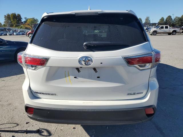 5TDJKRFH8GS276711 - 2016 TOYOTA HIGHLANDER XLE أبيض صورة 6