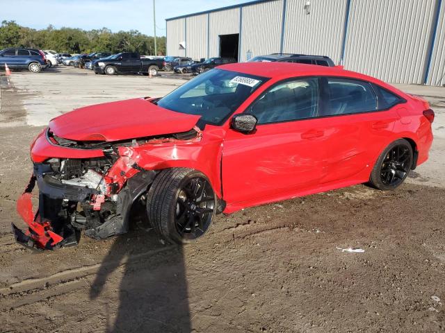 2HGFE2F56PH507874 - 2023 HONDA CIVIC SPORT RED photo 1