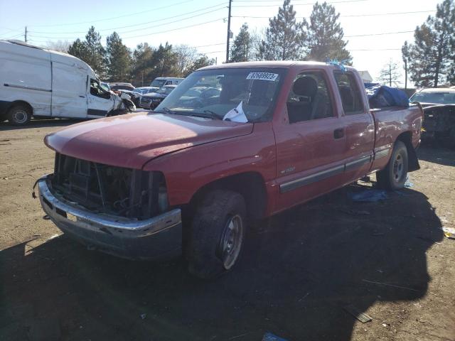 2GCEK19T511391753 - 2001 CHEVROLET SILVERADO K1500 RED photo 1