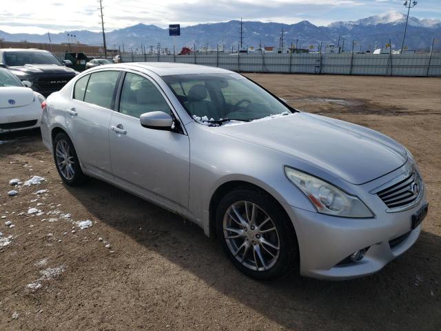 JN1CV6AR1CM977310 - 2012 INFINITI G37 SILVER photo 4