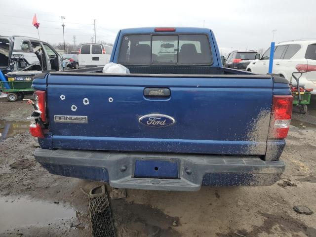 1FTYR44UX8PB00073 - 2008 FORD RANGER SUPER CAB BLUE photo 6