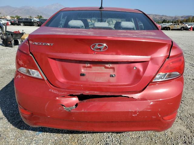 KMHCT4AE9FU882532 - 2015 HYUNDAI ACCENT GLS RED photo 6