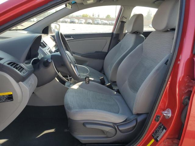 KMHCT4AE9FU882532 - 2015 HYUNDAI ACCENT GLS RED photo 7