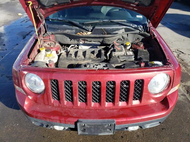 1C4NJRFB2FD154954 - 2015 JEEP PATRIOT LATITUDE RED photo 12