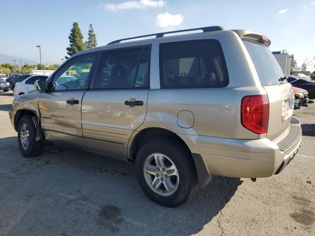 5FNYF18525B048230 - 2005 HONDA PILOT EXL BEIGE photo 2