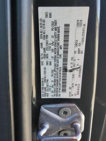 1FMCU0F7XEUC81533 - 2014 FORD ESCAPE S BLACK photo 13