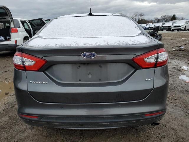 3FA6P0H73GR253563 - 2016 FORD FUSION SE GRAY photo 6