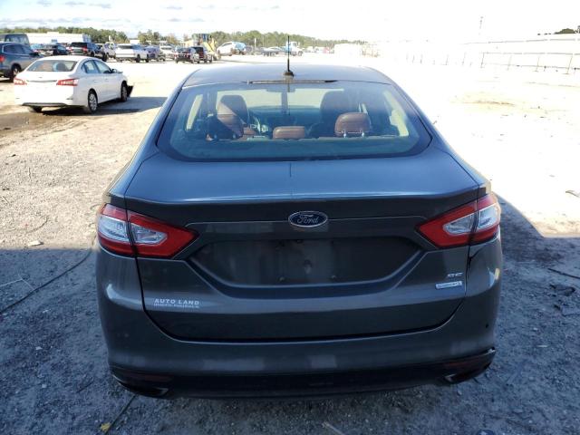 3FA6P0H97GR351609 - 2016 FORD FUSION SE GRAY photo 6