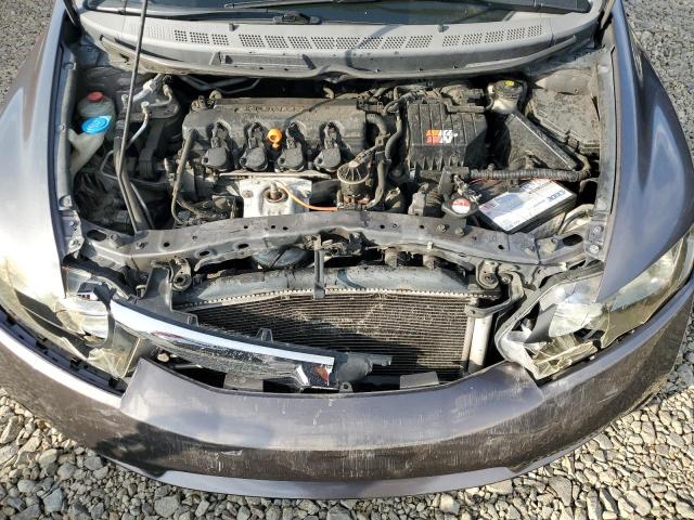1HGFA16829L024131 - 2009 HONDA CIVIC EX GRAY photo 11
