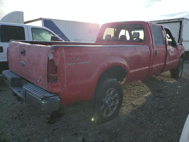 1FTWW31R58EA45845 - 2008 FORD F350 SRW SUPER DUTY RED photo 3