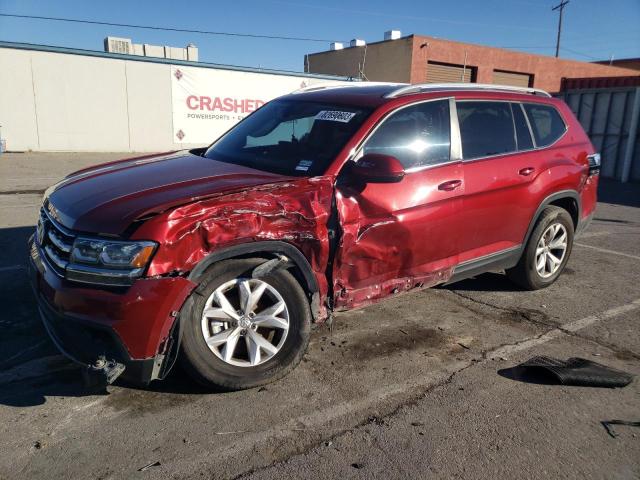 1V2ER2CA2JC549869 - 2018 VOLKSWAGEN ATLAS SEL RED photo 1