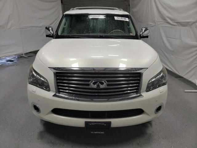 JN8AZ2NE9B9006019 - 2011 INFINITI QX56 WHITE photo 5