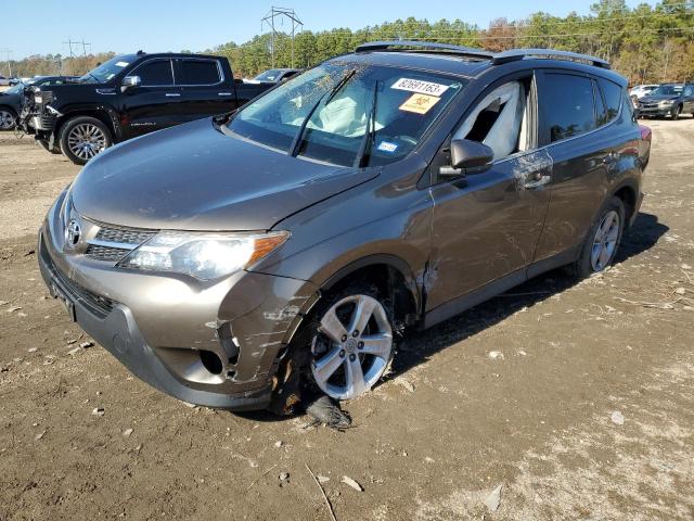 JTMWFREV6ED041427 - 2014 TOYOTA RAV4 XLE TAN photo 1