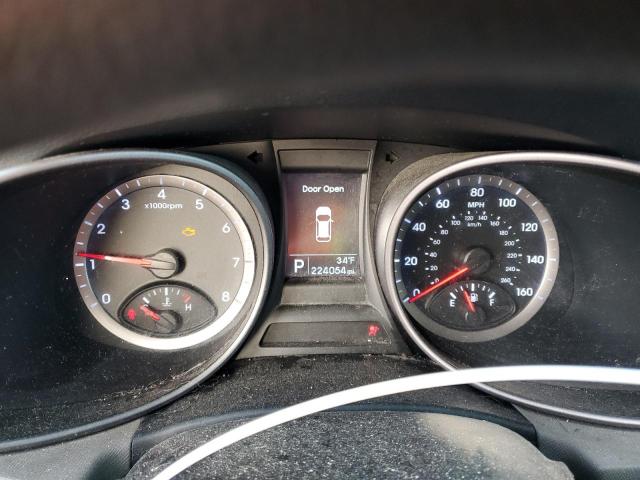 5XYZTDLBXEG131747 - 2014 HYUNDAI SANTA FE S SILVER photo 9