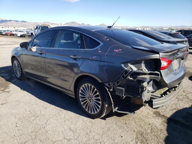 3FA6P0RU1DR344833 - 2013 FORD FUSION TITANIUM HEV GRAY photo 2