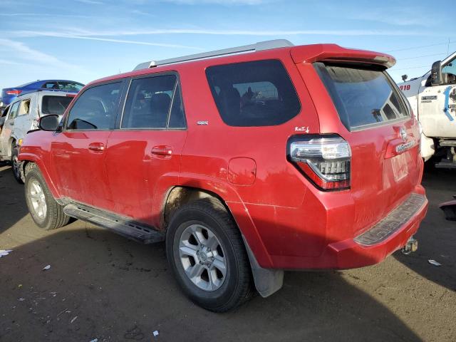 JTEBU5JR9F5210997 - 2015 TOYOTA 4RUNNER SR5 RED photo 2