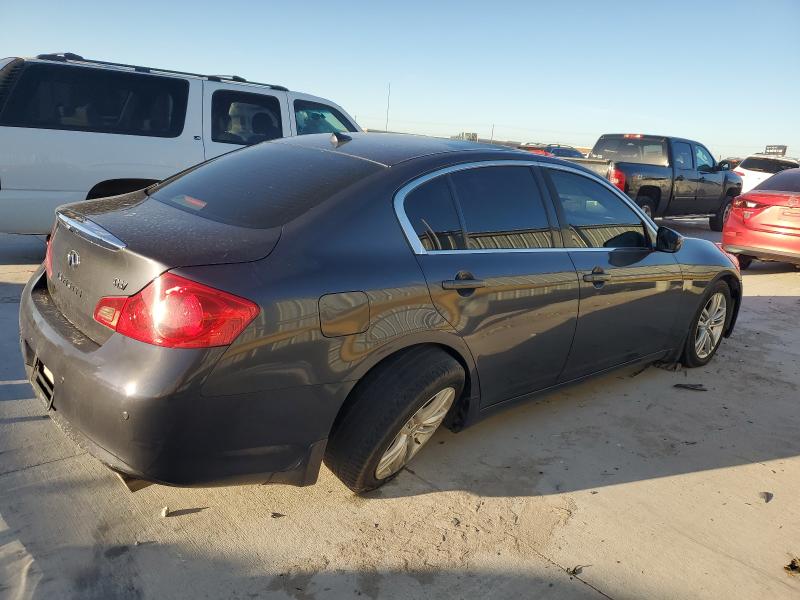 JN1CV6AP1DM720244 - 2013 INFINITI G37 BASE CHARCOAL photo 3