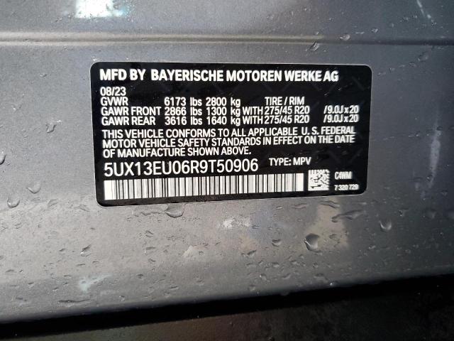 5UX13EU06R9T50906 - 2024 BMW X5 SDRIVE 40I GRAY photo 13