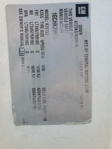 1GCHK29688E161551 - 2008 CHEVROLET SILVERADO K2500 HEAVY DUTY WHITE photo 12