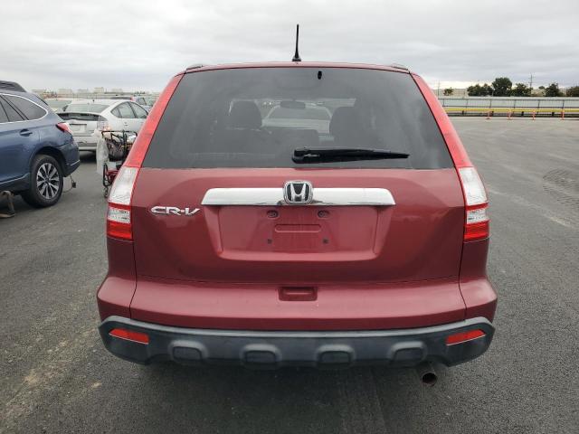 JHLRE38548C031520 - 2008 HONDA CR-V EX BURGUNDY photo 6