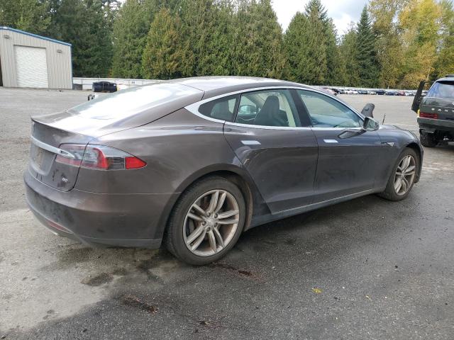 5YJSA1CG7DFP19709 - 2013 TESLA MODEL S Қоңыр фото 3