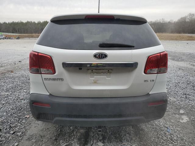 5XYKU4A2XBG021956 - 2011 KIA SORENTO EX WHITE photo 6