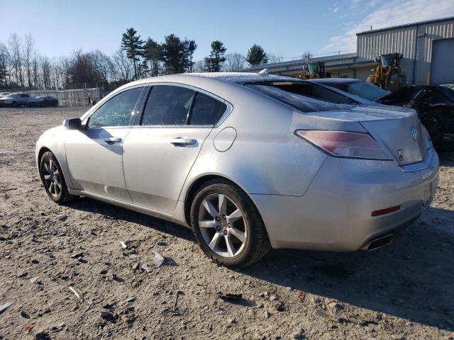 19UUA8F21DA011161 - 2013 ACURA TL SILVER photo 2