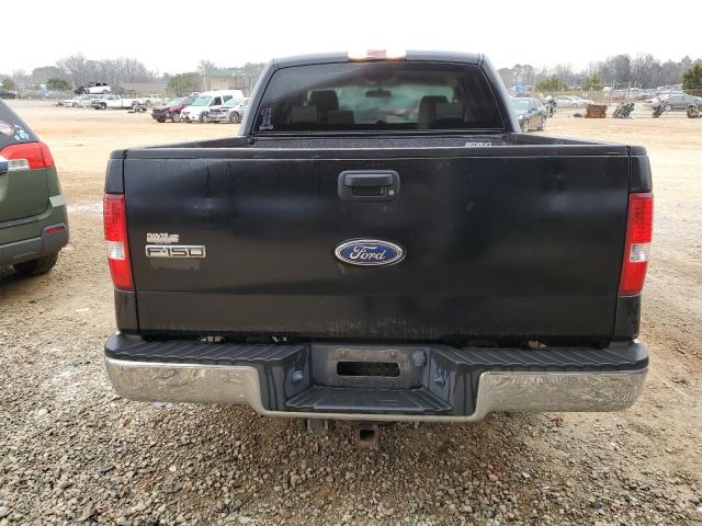 1FTPW12565KE94436 - 2005 FORD F150 SUPERCREW BLACK photo 6