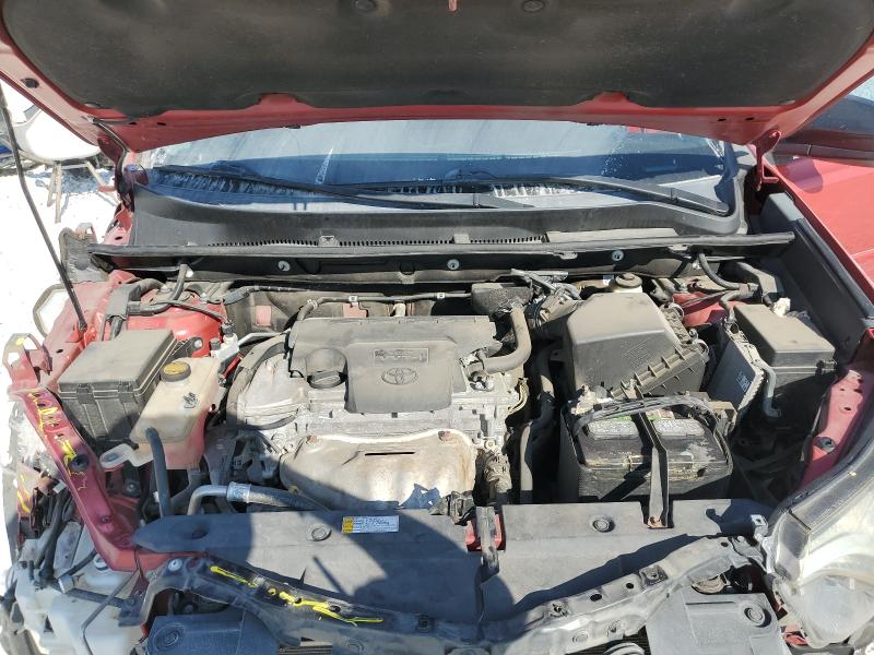 2T3ZFREV3GW273809 - 2016 TOYOTA RAV4 LE RED photo 12
