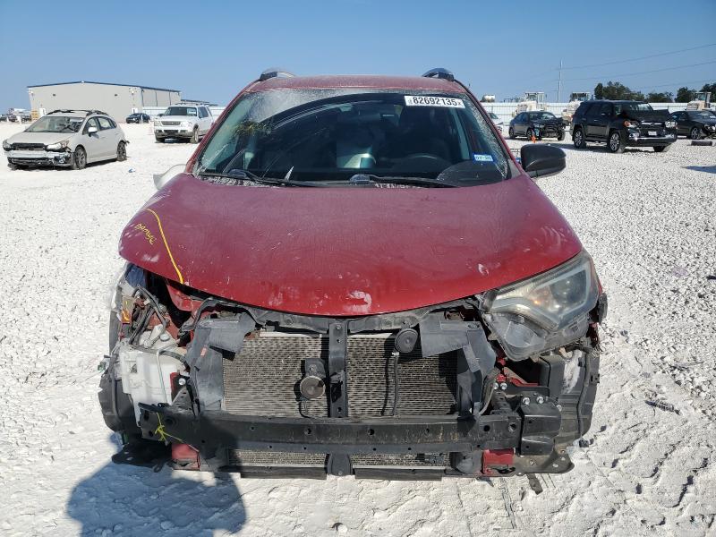 2T3ZFREV3GW273809 - 2016 TOYOTA RAV4 LE RED photo 5
