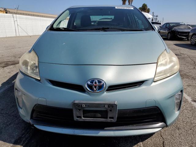 JTDKN3DU1C5485880 - 2012 TOYOTA PRIUS TURQUOISE photo 5