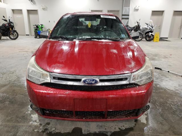 1FAHP3FN6BW199001 - 2011 FORD FOCUS SE RED photo 5