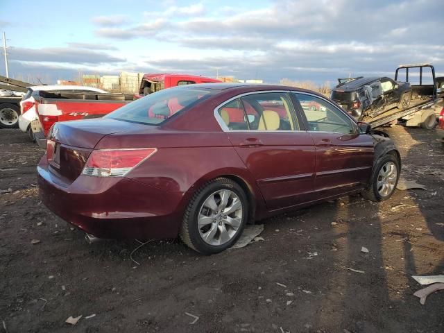 1HGCP2F79AA137685 - 2010 HONDA ACCORD EX BURGUNDY photo 3