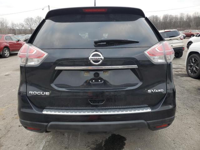 KNMAT2MV0GP693117 - 2016 NISSAN ROGUE S BLACK photo 6