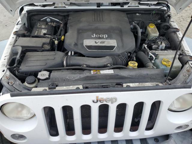 1C4HJWDG8EL101707 - 2014 JEEP WRANGLER U SPORT Biały zdjęcie 11