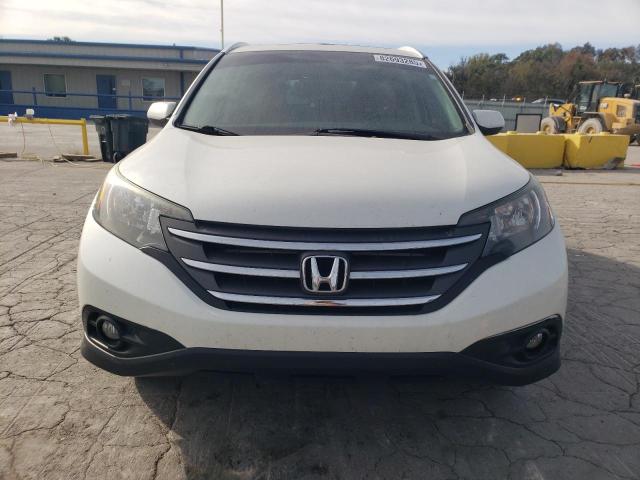 5J6RM3H78EL009107 - 2014 HONDA CR-V EXL WHITE photo 5