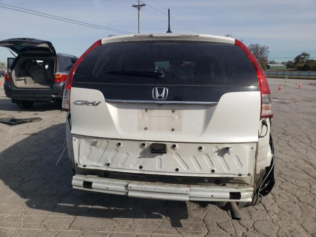 5J6RM3H78EL009107 - 2014 HONDA CR-V EXL WHITE photo 6