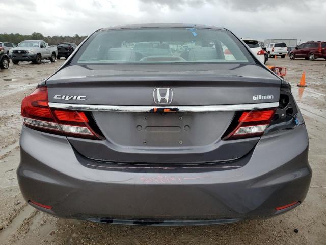 19XFB2F59FE091336 - 2015 HONDA CIVIC LX GRAY photo 6