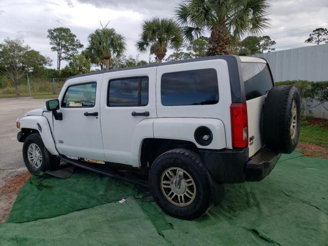 5GTEN13E688136725 - 2008 HUMMER H3 WHITE photo 2