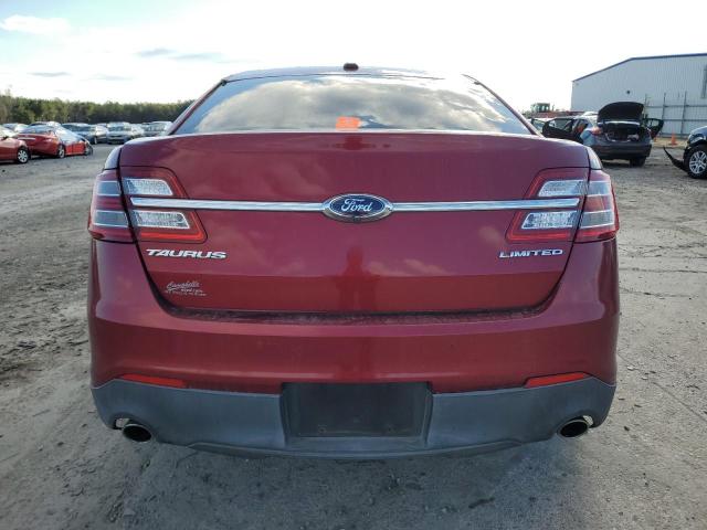 1FAHP2F85DG229994 - 2013 FORD TAURUS LIMITED RED photo 6