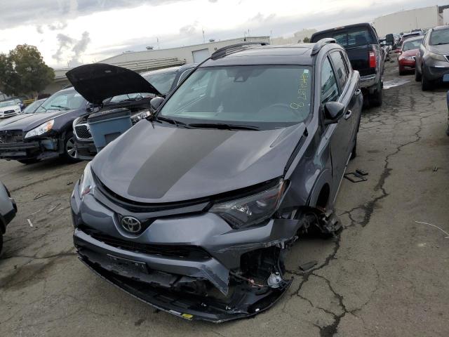 2T3RFREV3JW716077 - 2018 TOYOTA RAV4 ADVENTURE GRAY photo 1