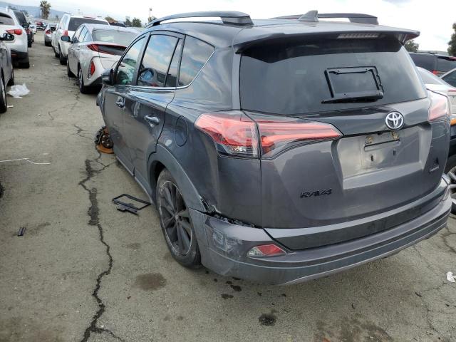 2T3RFREV3JW716077 - 2018 TOYOTA RAV4 ADVENTURE GRAY photo 2