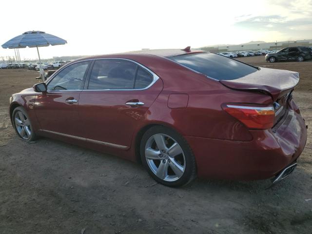 JTHGL1EF7A5038708 - 2010 LEXUS LS 460L RED photo 2