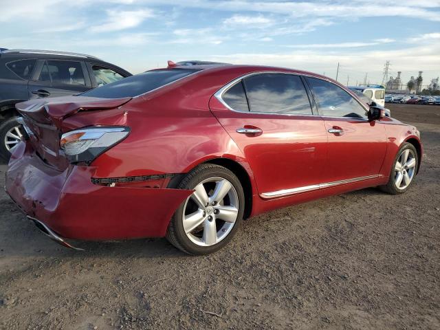 JTHGL1EF7A5038708 - 2010 LEXUS LS 460L RED photo 3