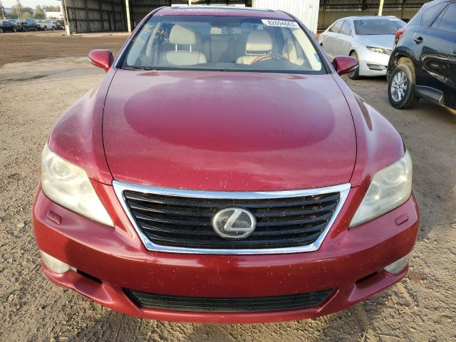 JTHGL1EF7A5038708 - 2010 LEXUS LS 460L RED photo 5