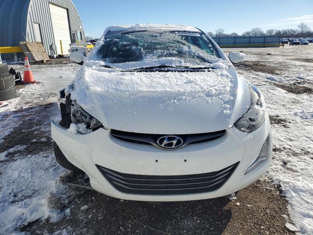 5NPDH4AE4EH467587 - 2014 HYUNDAI ELANTRA SE WHITE photo 5