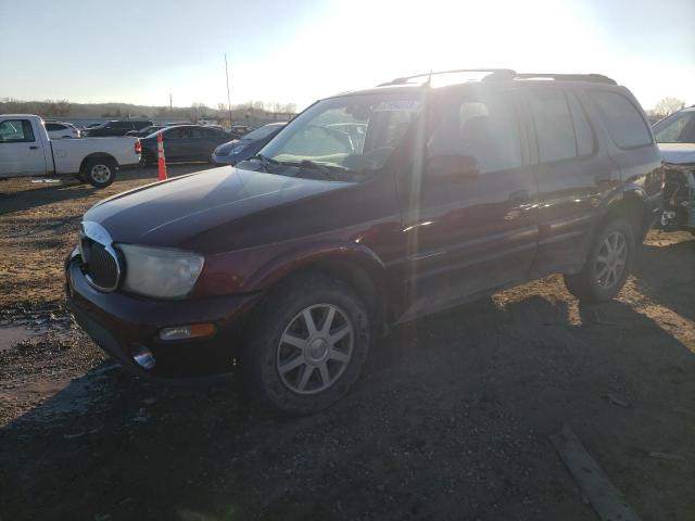 5GADT13S142261550 - 2004 BUICK RAINIER CXL BURGUNDY photo 1