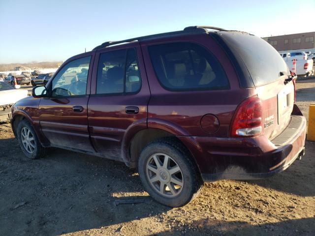 5GADT13S142261550 - 2004 BUICK RAINIER CXL BURGUNDY photo 2